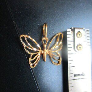 Gold Butterfly Charm